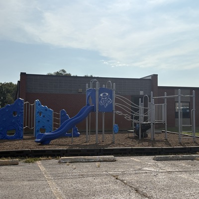 New Playground at East Campus purchased with previous donations.